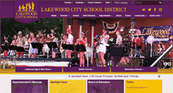 Desktop Screenshot of lakewoodcityschools.org